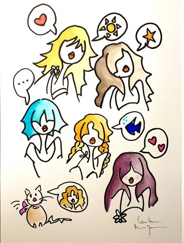 Oui, oui, oui, oui par Caroline Montigneaux, Dessin en vente sur Singulart