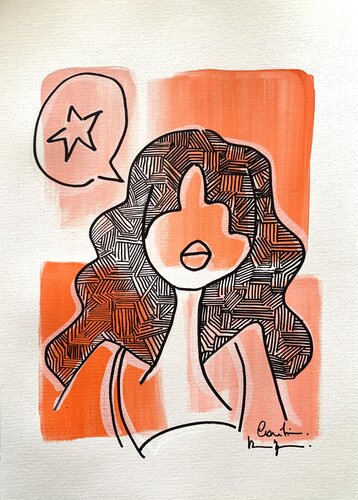 Si tu m’aimes demain van Caroline Montigneaux, Schilderij te koop op Singulart