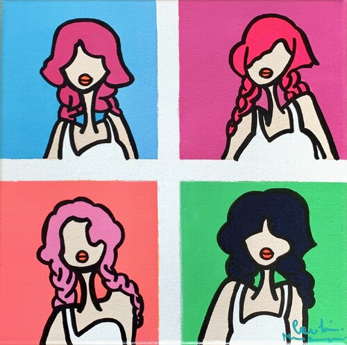 Papaye bleue by Caroline Montigneaux, Painting for Sale on Singulart