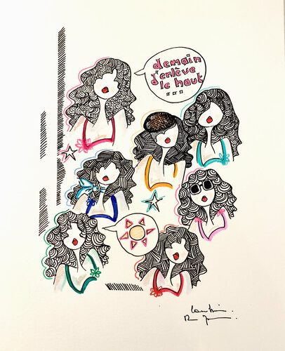 Oulala by Caroline Montigneaux, 소묘 for Sale on Singulart