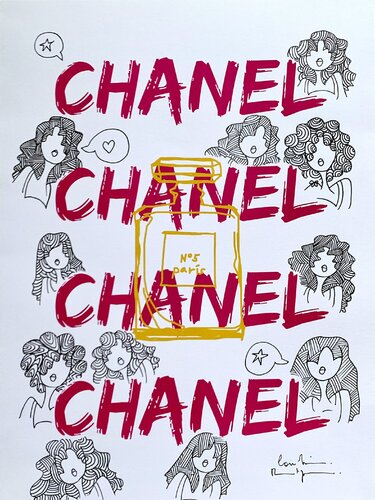 Chanel n*5 par Caroline Montigneaux, Dessin en vente sur Singulart