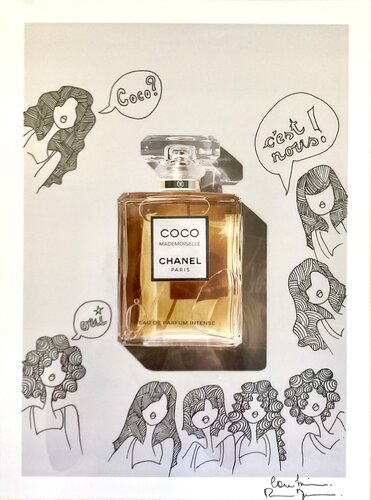 Yellow Coco Chanel par Caroline Montigneaux, Dessin en vente sur Singulart