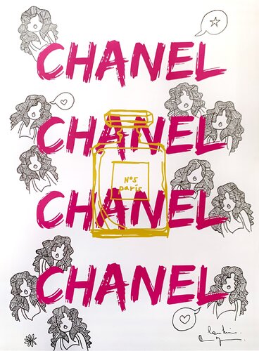 Nouveau Chanel n*5 par Caroline Montigneaux, Dessin en vente sur Singulart