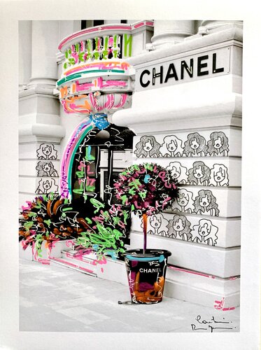 Chanel balcony 2 di Caroline Montigneaux, Disegno in vendita su Singulart