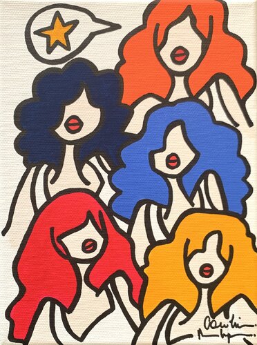 Ma belle étoile di Caroline Montigneaux, Pittura in vendita su Singulart