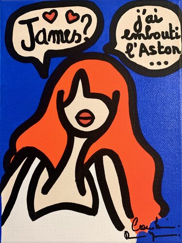 James Bond di Caroline Montigneaux, Pittura in vendita su Singulart
