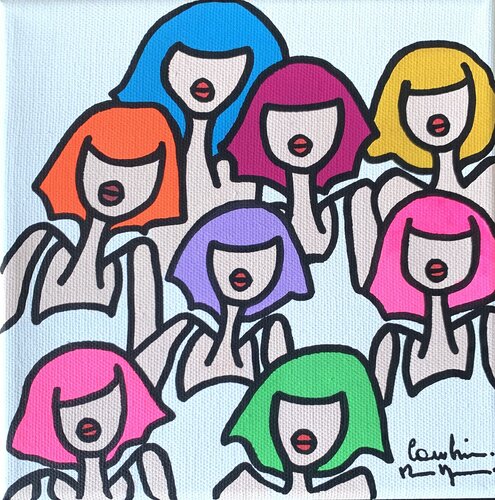 Crazy Horse 2025 par Caroline Montigneaux, Peinture en vente sur Singulart