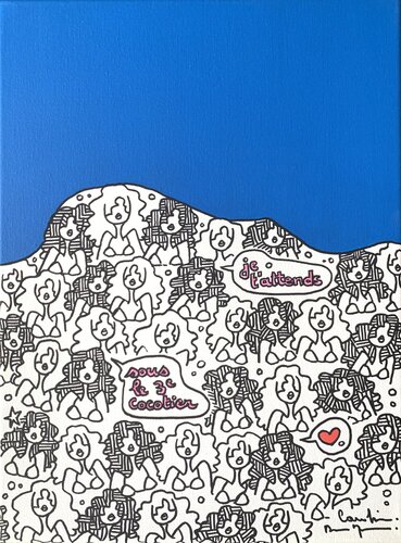 Pschiiit ocean de Caroline Montigneaux, Pintura a la venta en Singulart