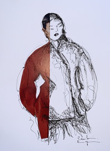 Red di Caroline Montigneaux, Disegno in vendita su Singulart
