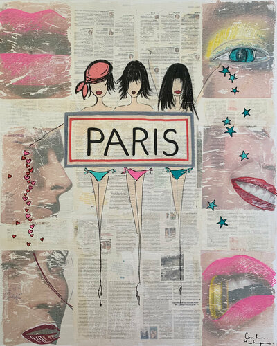 PARIS von Caroline Montigneaux, Malerei kaufen auf Singulart