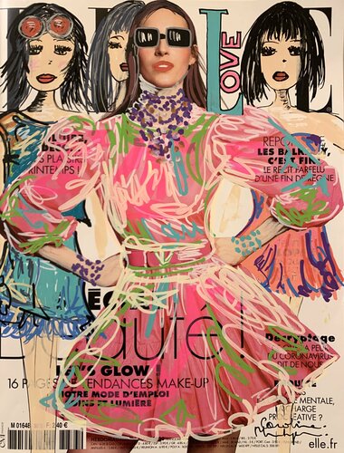 ELLE Cover #1 by Caroline Montigneaux, Drawing for Sale on Singulart