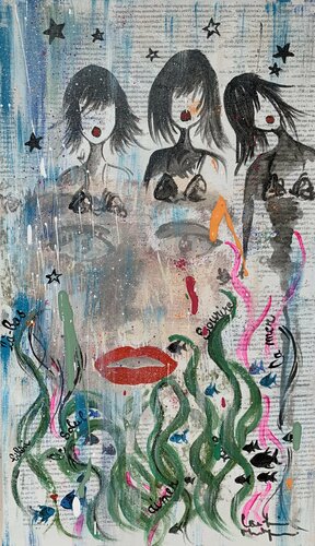 The Siren Call par Caroline Montigneaux, Peinture en vente sur Singulart