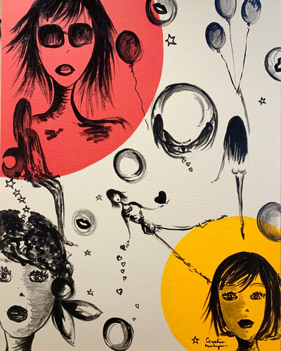 Chupa Nanas di Caroline Montigneaux, Pittura in vendita su Singulart