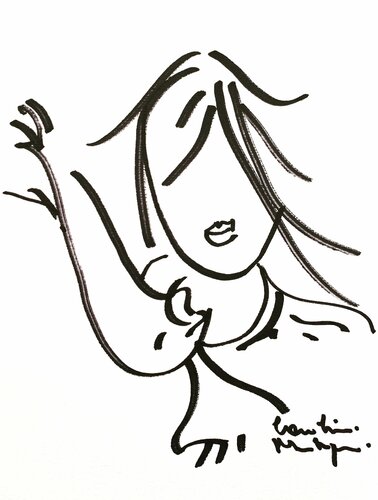 Essentielle 8 by Caroline Montigneaux, Drawing for Sale on Singulart