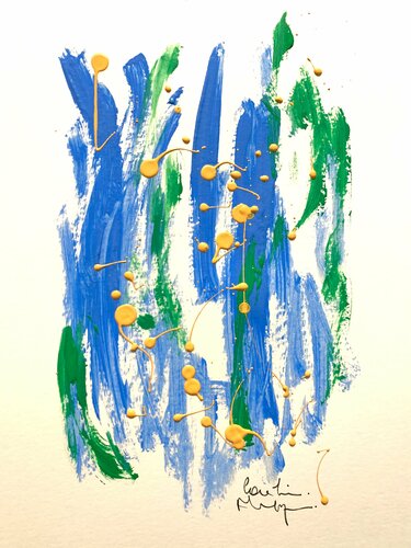 Caresse iodée by Caroline Montigneaux, Work on Paper for Sale on Singulart