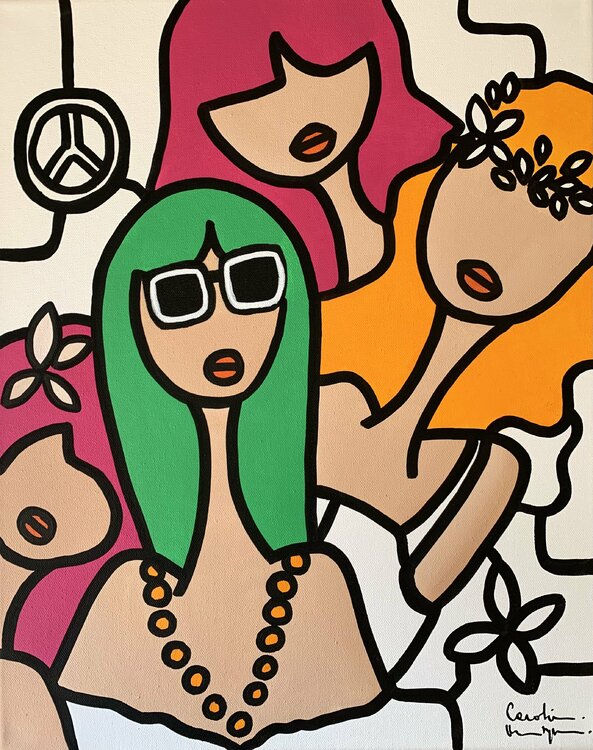 Nanas 70s Caroline Montigneaux