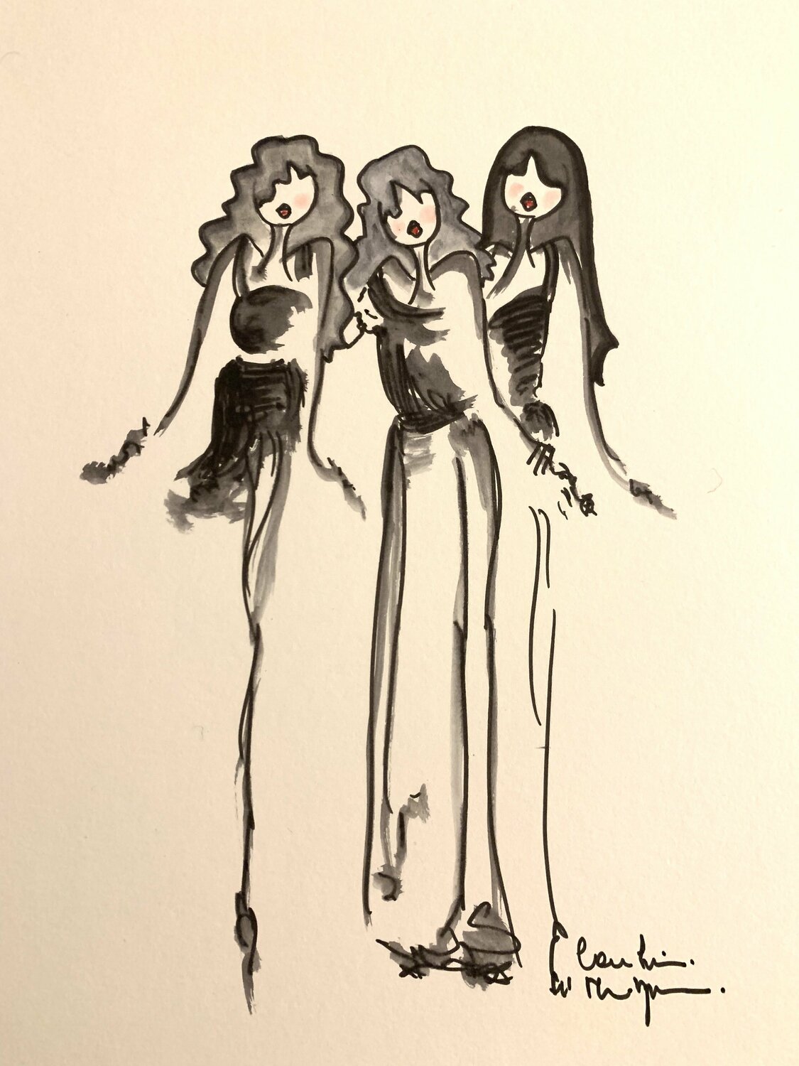 En noir et blanc, tout simplement Caroline Montigneaux