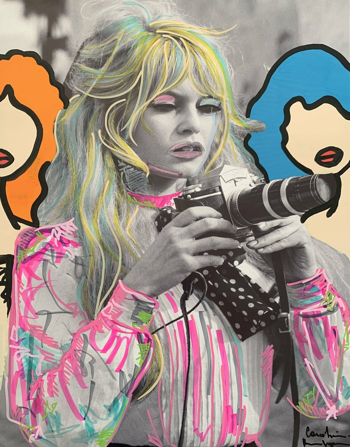 Brigitte Bardot and friends Caroline Montigneaux