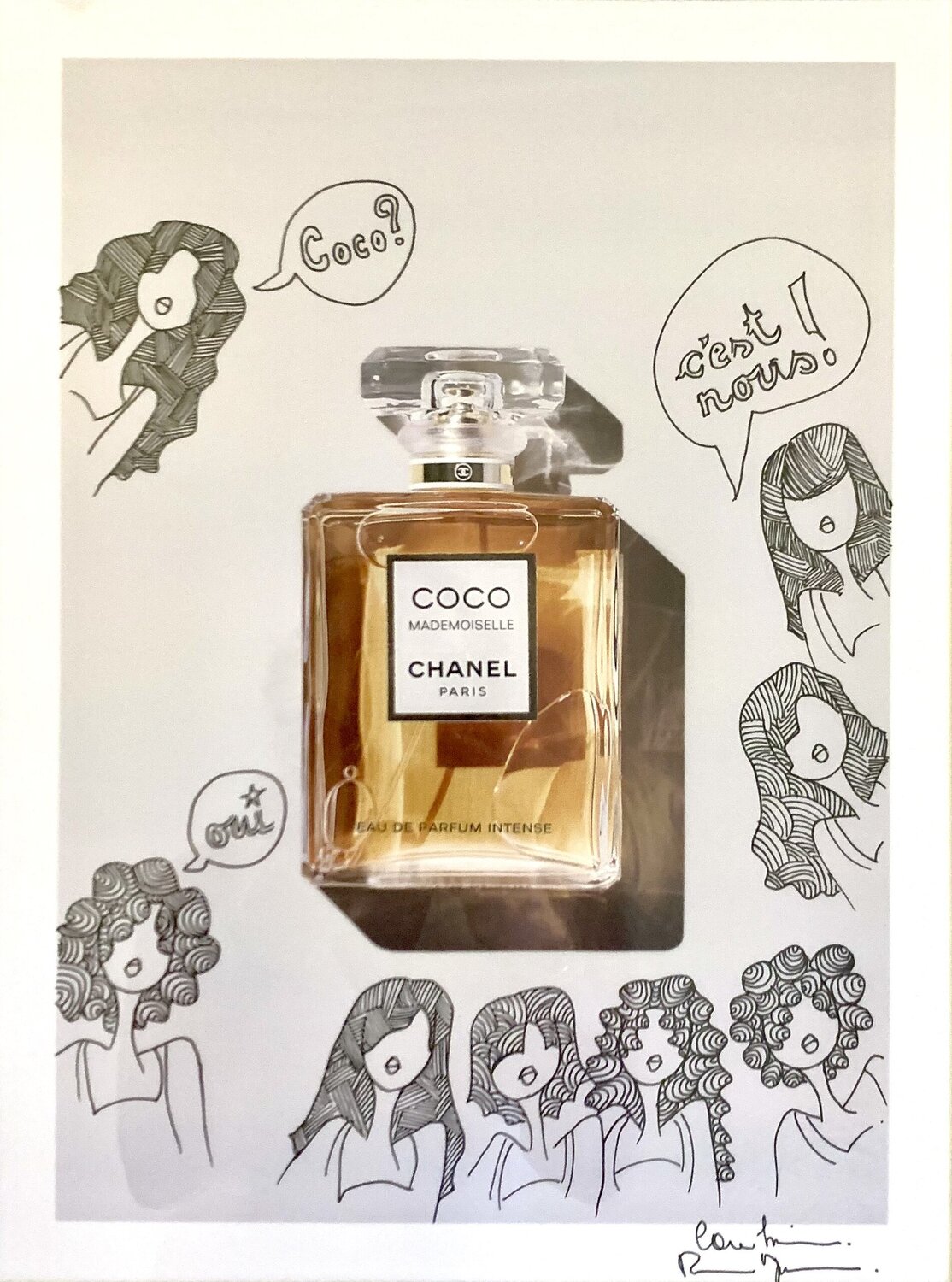 Yellow Coco Chanel Caroline Montigneaux