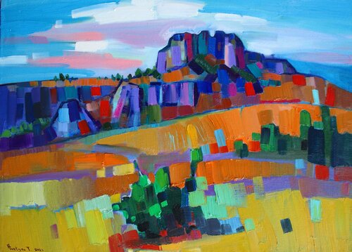 Landscape in Lori by Tigran Avetyan, Painting for Sale on Singulart