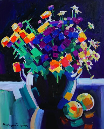 Field Flowers von Tigran Avetyan, Malerei kaufen auf Singulart