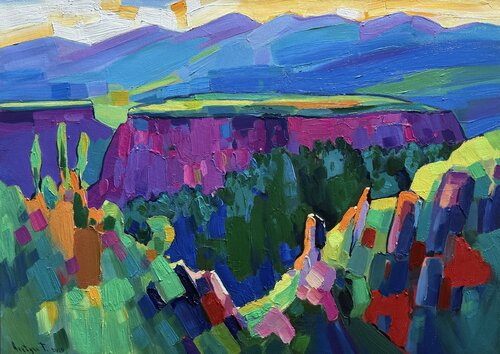 Landscape in Lori by Tigran Avetyan, Painting for Sale on Singulart