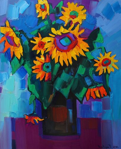 Sunflowers von Tigran Avetyan, Malerei kaufen auf Singulart