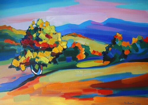 Autumn day by Tigran Avetyan, Painting for Sale on Singulart