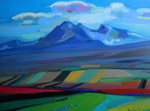 Mount Aragats di Tigran Avetyan, Pittura in vendita su Singulart