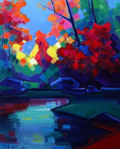Autumn di Tigran Avetyan, Pittura in vendita su Singulart