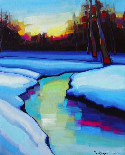 Winter morning by Tigran Avetyan, Painting for Sale on Singulart