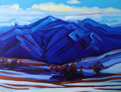 Winter in Lori van Tigran Avetyan, Schilderij te koop op Singulart