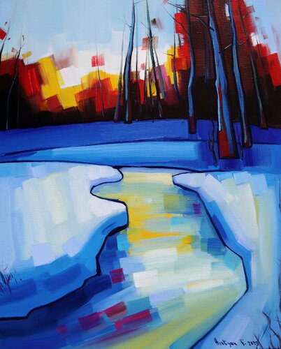 Winter morning von Tigran Avetyan, Malerei kaufen auf Singulart