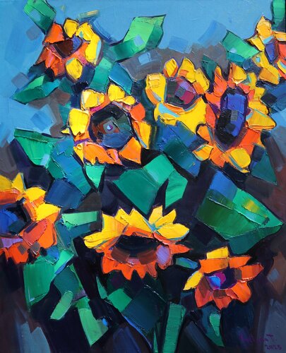 Sunflowers von Tigran Avetyan, Malerei kaufen auf Singulart