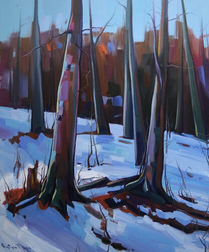 Winter day by Tigran Avetyan, Painting for Sale on Singulart
