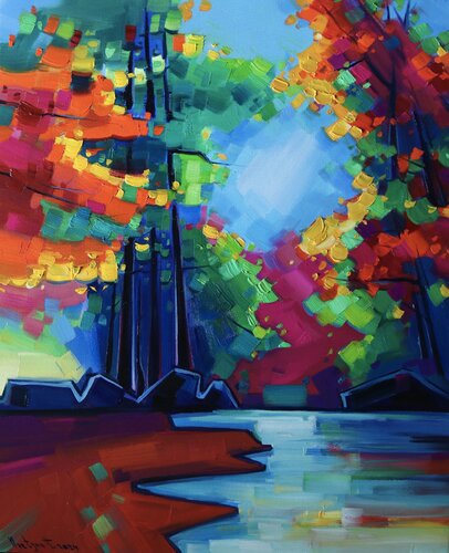 Autumn di Tigran Avetyan, Pittura in vendita su Singulart