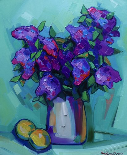 Lilacs by Tigran Avetyan, Painting for Sale on Singulart