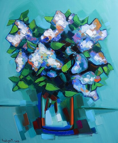 Lilacs by Tigran Avetyan, Painting for Sale on Singulart