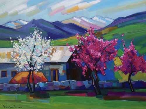 Spring landscape von Tigran Avetyan, Malerei kaufen auf Singulart