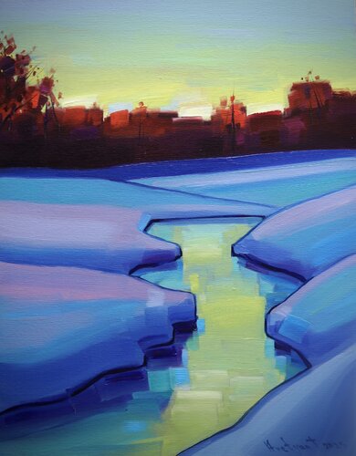 Winter morning by Tigran Avetyan, Painting for Sale on Singulart