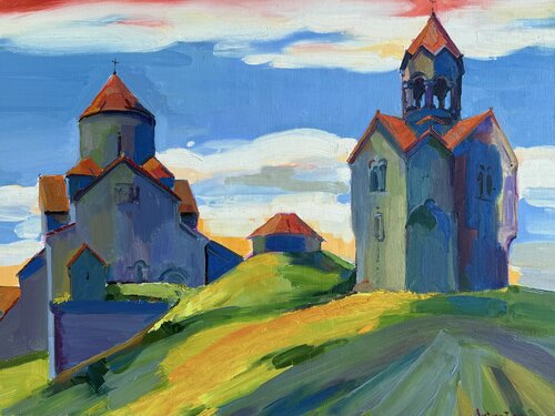 Haghpat monastery by Tigran Avetyan, Painting for Sale on Singulart