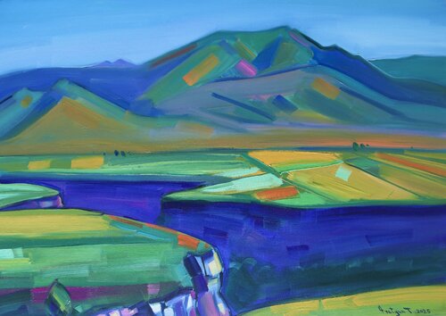 Landscape in Lori von Tigran Avetyan, Malerei kaufen auf Singulart