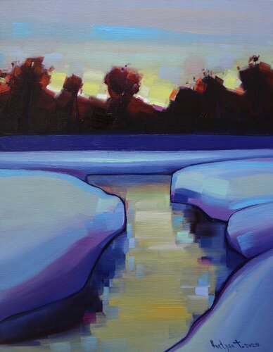 Winter morning di Tigran Avetyan, Pittura in vendita su Singulart