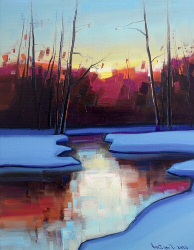 Winter morning von Tigran Avetyan, Malerei kaufen auf Singulart