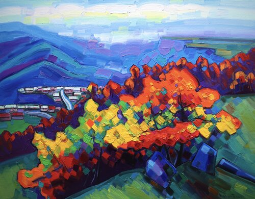 Autumn landscape by Tigran Avetyan, Painting for Sale on Singulart