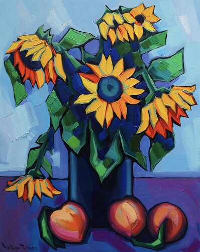 Sunflowers by Tigran Avetyan, Painting for Sale on Singulart