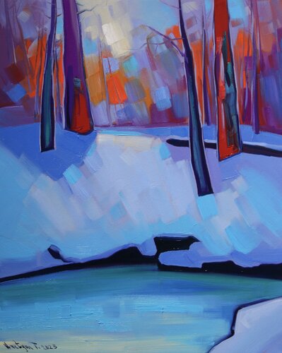Winter day von Tigran Avetyan, Malerei kaufen auf Singulart