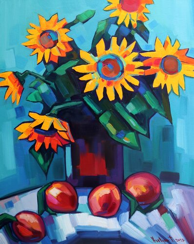 Sunflowers di Tigran Avetyan, Pittura in vendita su Singulart