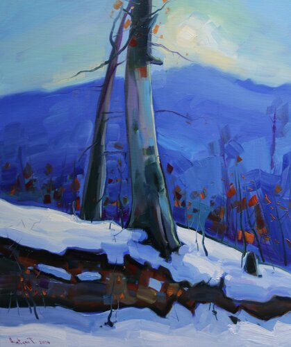 Winter day di Tigran Avetyan, Pittura in vendita su Singulart