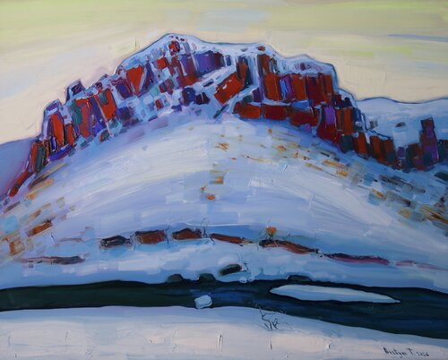 Winter landscape by Tigran Avetyan, Painting for Sale on Singulart